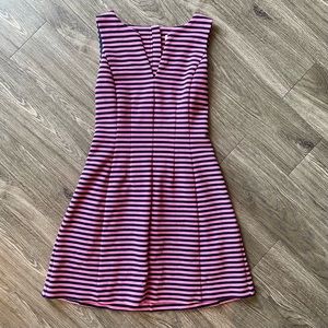Lilly Pulitzer Pink and Navy Striped Brielle Dress